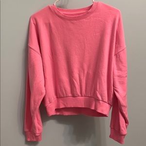 Cropped american eagle crewneck